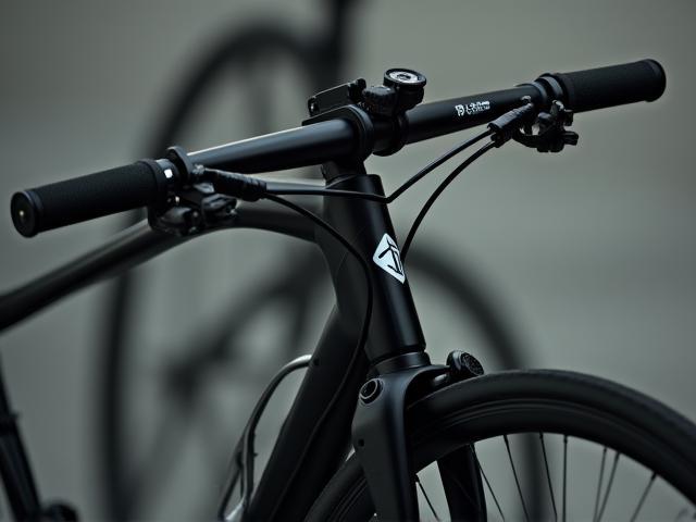 Close-up of a stylish city bike