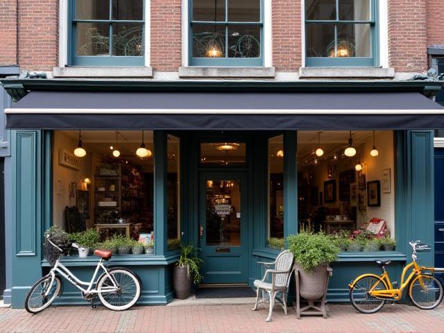 Exterior view of De Stadsfiets shop on Oudegracht